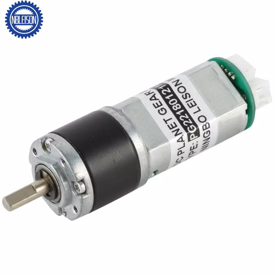 Motor de caja de cambios planetaria Micro DC 22mm 3V 24V con engranaje reductor