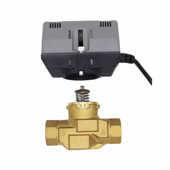 Válvula de zona del sistema de calefacción con actuador motorizado de 2/3 vías Honeywell (HTW