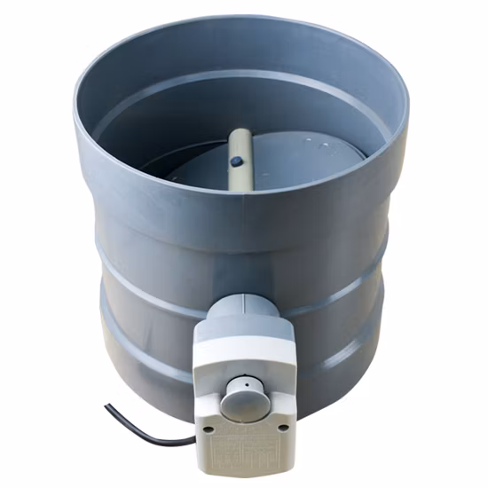 Compuerta de ventilación de aire motorizada con válvula accionada eléctricamente para controlar el flujo de aire