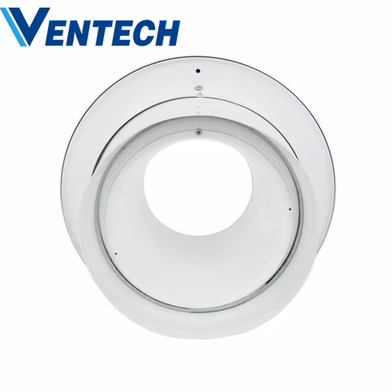 Difusor de boquilla de chorro de suministro ajustable de aluminio HVAC